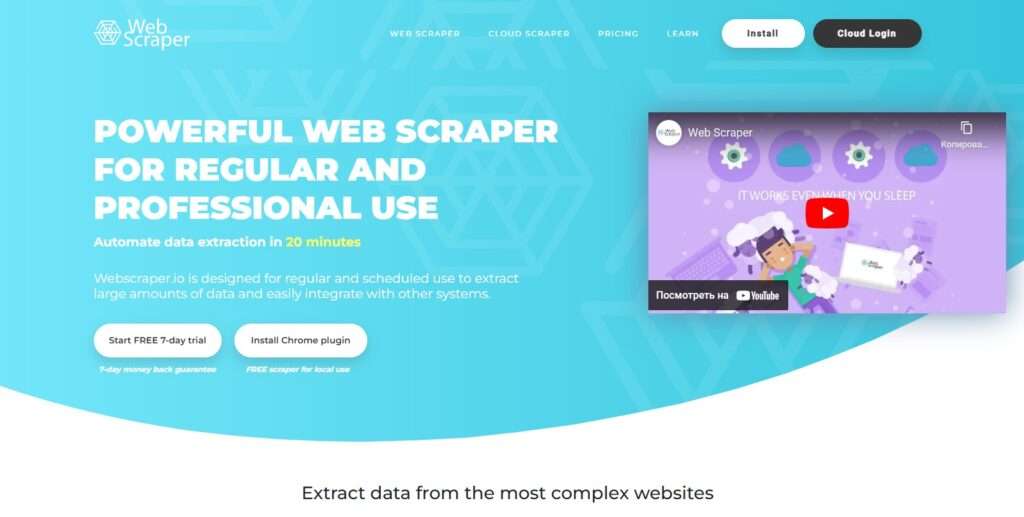 web scraper